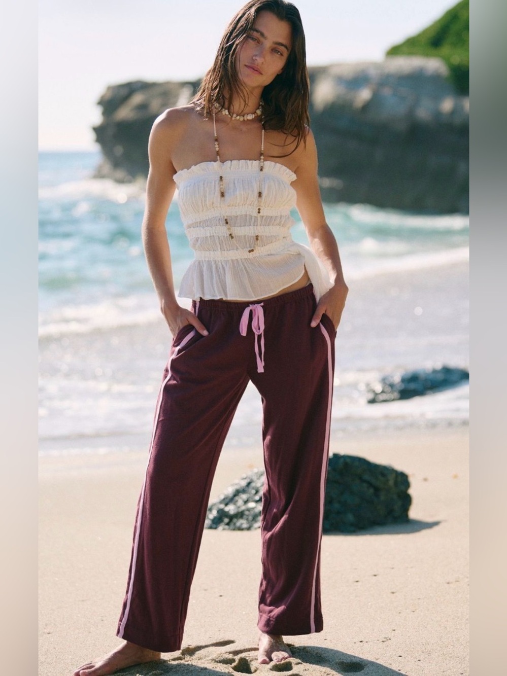 FREE PEOPLE STARLIT Roads Pants/LOUNGE PANTS